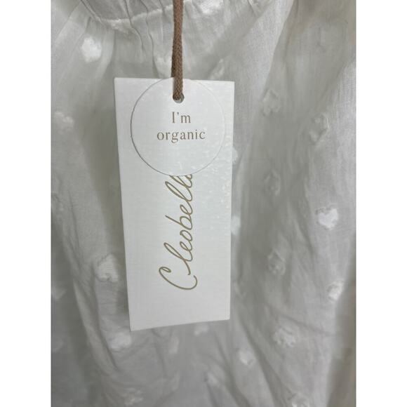 Cleobella Ethical Essentials White Organic Cotton Heart Tank and Shorts XL NWT‎ - Picture 5 of 10